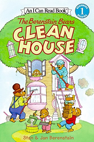 Berenstain Bears Clean House (I Can Read Level 1)
