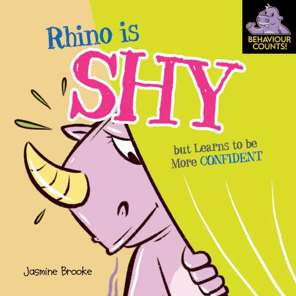 rhino is shy