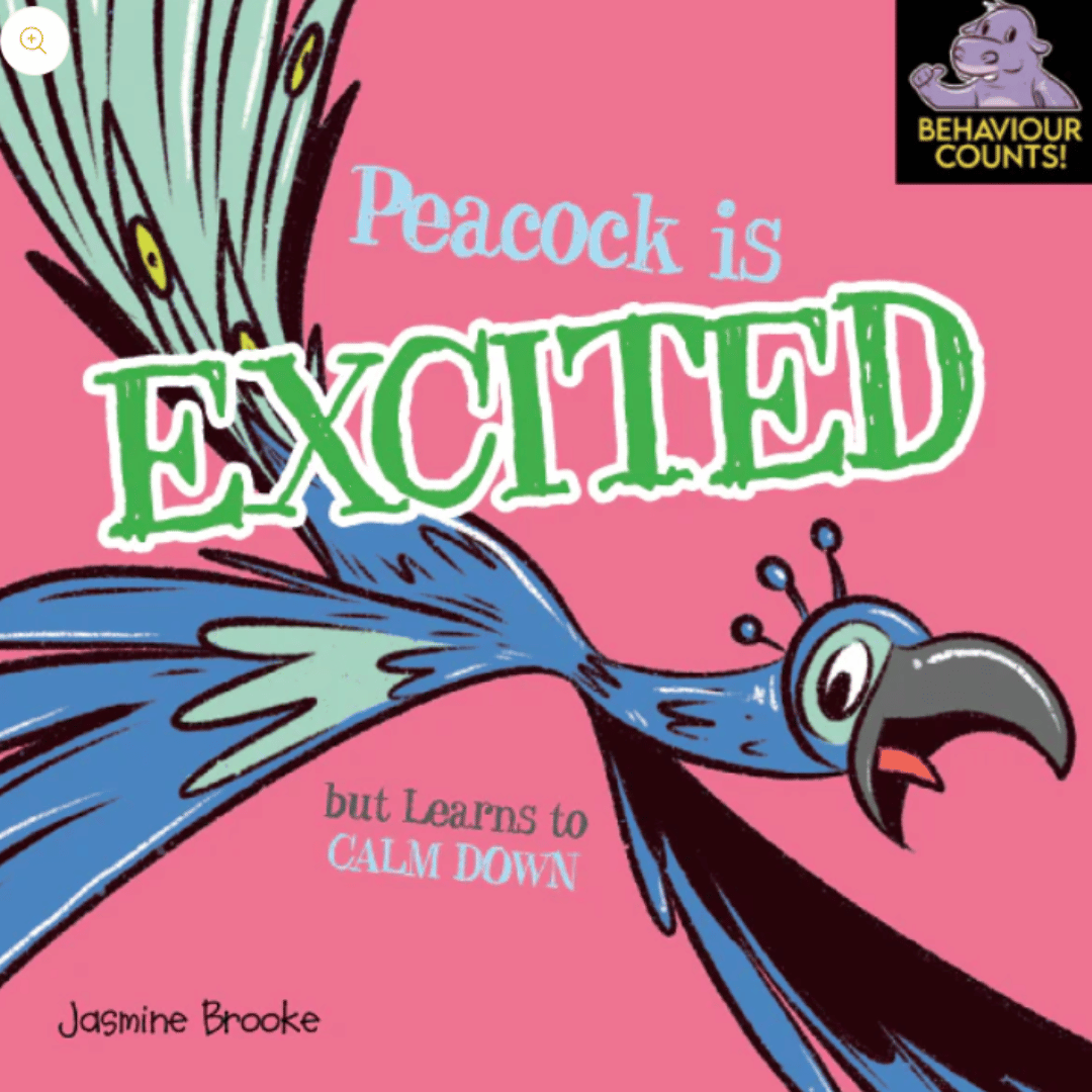 peacock is excited
